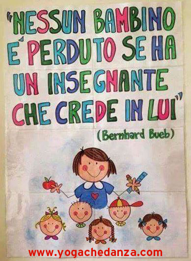 Nessun bambino è perduto se ha un insegnante che crede in lui