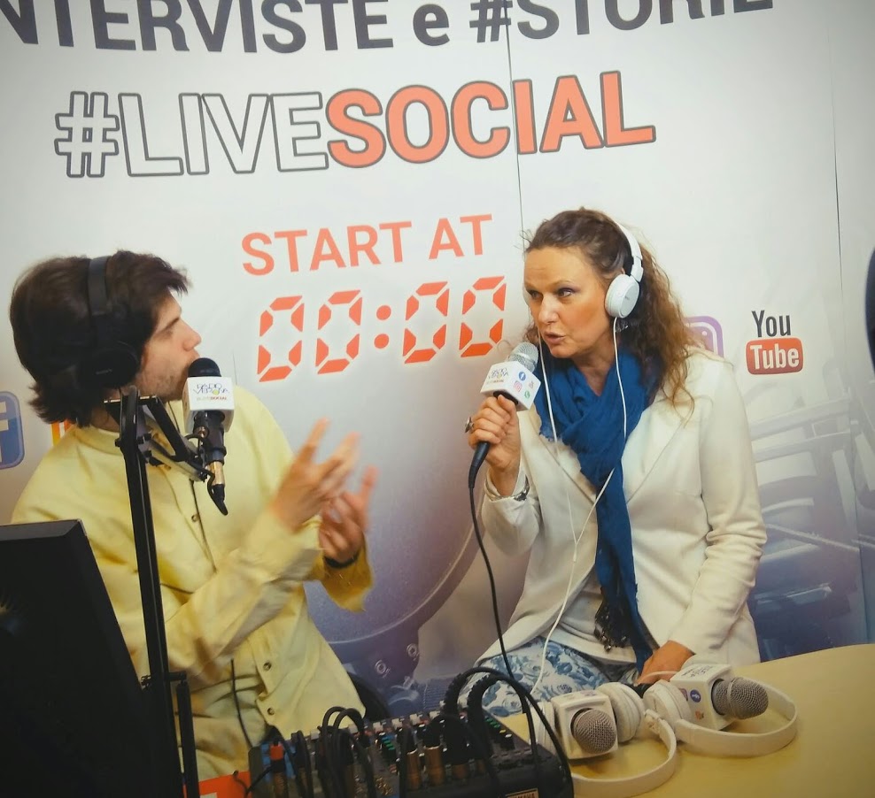 claudia beggiato intervista live social