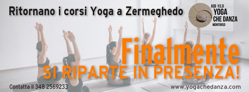 si riparte con lezioni yoga in presenza a Zermeghedo